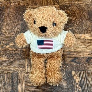 Beverly Hills Teddy Bear Small w/ USA Flag Sweater